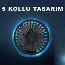 Techmaster Araç Araba Otomobil Mini 2 Li Vantilatör Fan Pervane Soğutucu 12V FAN10