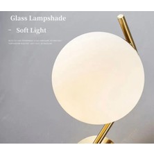 Burenze Modern Aplik Eskitme Gold Sarı Beyaz Glop Camlı Duvar Aplik E-27 Duy Elektrik ile Çalışır