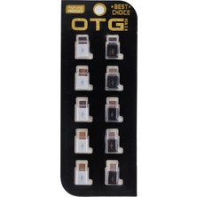 Mabs Tech Micro USB To Type-C Şarj Dönüştürücü Otg, Micro USB Kablolarını Type-C Cihazlara Uyumlu Hale Getirir