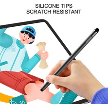 4U Sky Joyroom JR-DR01 Çift Uçlu Tasarım Kapasitif Stylus Kalem Evrensel Tablet Telefon Yüksek Hassasiyet Çizim Yazma Stylus Kalem-Siyah (Yurt Dışından)