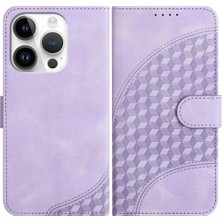 GX Boutique IPhone 13 Için Kılıf Pro Max Darbeye Deri Kılıf Geometrik Desen Kartı (Yurt Dışından)