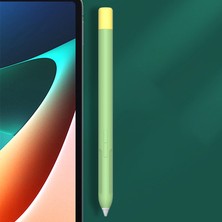 4U Sky Xiaomi Akıllı Kalem Için Koruyucu Kılıf (Gen 2), Çift Kalem Kapaklı Sıvı Silikon Stylus Kalem Kapağı-Gök Mavisi (Yurt Dışından)