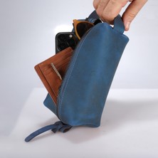 Deri Erkek El Çantası Dopp Kit