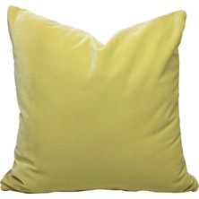 Arasta Design Limon Sarısı, 2'li Set Kırlent Kılıfı,  43X43 cm