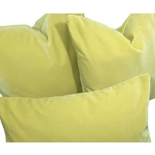 Arasta Design Limon Sarısı, 2'li Set Kırlent Kılıfı,  43X43 cm