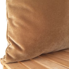 Arasta Design Koyu Hardal Sarısı, 2'Li Set Kırlent Kılıfı,  43x43 Cm