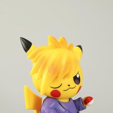 HD Marketim Pokemon Pikachu Naruto Anime Karakter 9 cm Figür Biblo 16895