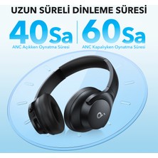 Anker Soundcore Q21i NC Bluetooth Kablosuz Kulaklık - Aktif Gürültü Önleyici ANC - 40 Saate Varan Şarj Süresi -Siyah -A3004 (Anker Türkiye Garantili)