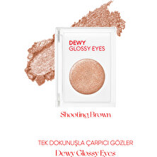 MISSHA Parlak ve Işıltılı Görünüm Sunan Göz Farı Dewy Glossy Eyes - Shooting Brown