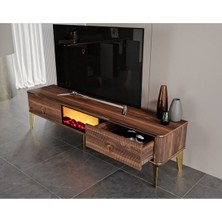 Venüs Şömineli Tv Ünitesi Ceviz