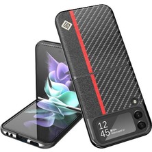 BDT Market Samsung Galaxy Z Flip3 5g Alüminyum Metal Logo Mikrofiber Astar (Yurt Dışından)