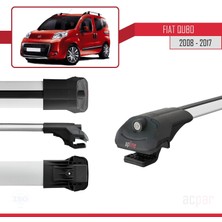 Acpar Fiat Qubo 2008-2017 Arası ile Uyumlu Ace-1 Ara Atkı Tavan Barı Gri 3 Adet Bar