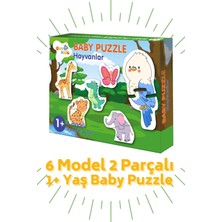 Bonkido Baby Puzzle 12 Parça, 1 Yaş " Hayvanlar" BON8002