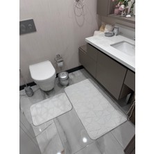 İstinye Halı 2'li Banyo Paspas Seti