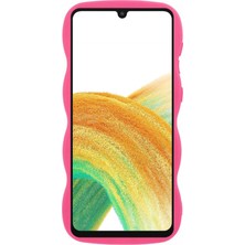 Seashell Digital Samsung Galaxy A32 4g (Ab Versiyonu) Kılıf Dalga Çerçevesi Tpu Telefon Kapağı Düz ​​renk-Gül (Yurt Dışından)