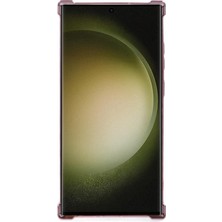 Seashell Digital Samsung Galaxy S22 Ultra 5g Kalp Desenli Telefon Kılıfı Tpu Simli Toz Cep Telefonu Kapağı-Pembe (Yurt Dışından)