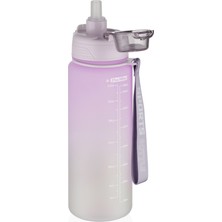 Vagonlife 800 ml Figürlü Su Matarası Çift Kullanım Pipetli ve Rahat Içim Sticker Hediyeli