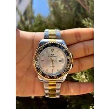 Gold Power Rolex Model Çelik Lüks Kordon Erkek Kol Saati