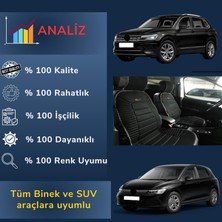 Space Oto Koltuk Minderi, Volvo Araçlara Uyumlu 2'li Set Özel Tasarım Minder Premium