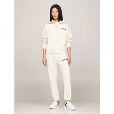 Kadın Eşofman Altı-Beyaz