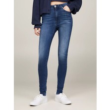 Tommy Hilfiger Kadın Sylvia Hr Super Skny Pantolon - Denim