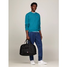 Erkek Essential Orta Boy Rozet Spor Çantası - Siyah