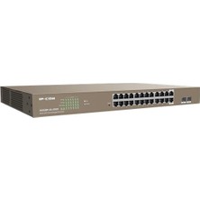 Ip-Com G3326P-24-410W 24 Port Gıgabıt+ 2X1GB Sfp Uplınk L2 Yönetilebilir 370W Poe Rackmount Swıtch