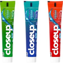 Close Up Diş Macunu Fresh Blast 50 Ml +  Diş Macunu Icy Cool 50 Ml +  Diş Macunu Menthol Fresh 50 Ml