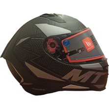 Mt Helmets MTD2STATUS mt Kask Full Face Revenge 2 Mat Gri Status X-Large