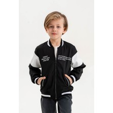 Gold Class Kidswear Çift Cepli Fermuarlı Kolej Su Geçirmez Erkek Çocuk Ceket