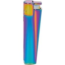 Clipper Özel Kutusunda Rüzgardan Etkilenmez Jet Alev Metal Çakmak - Icy