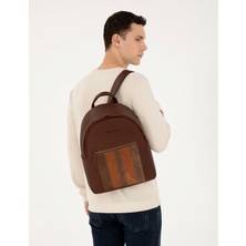 Pierre Cardin Erkek Erkek Taba Deri Sırt Çantası 50288741-VR099