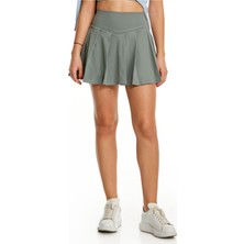 Birdiejay Game Set Match Pileli Tenis Eteği Yeşil