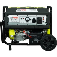 Genpower Gbg 110 E Oto 10,5 Kva, Benzinli, Transfer Panolu , Monofaze (220 Volt ) Portatif Jeneratör