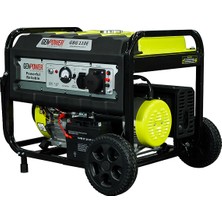 Genpower Gbg 110 E Oto 10,5 Kva, Benzinli, Transfer Panolu , Monofaze (220 Volt ) Portatif Jeneratör