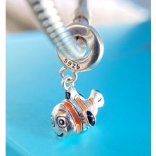 Zeyyn Sılver 925 Ayar Gümüş Disney Kayıp Balık Nemo Charm