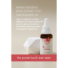 Pure Choice Ginseng Serum 30 ml (Panax Ginseng Root Extract %10 + Niacinamide %5)