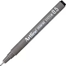 Artline 235 Siyah Çizim Kalemi 0.5 mm İnce Uçlu Yüksek Kalite Çizim İçin