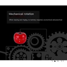 Qinyue Zamanlayıcı Çalar Saat Domates Hatırlatma Mekanik Geri Sayım Sayacı (Yurt Dışından)