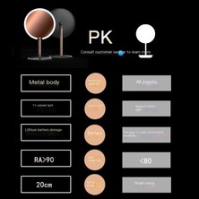 Qinyue Kozmetik Ayna Masaüstü Akıllı Güzellik Giyinme Masaüstü Dolgu Işığı Aynası (Yurt Dışından)