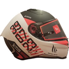 Mt Helmets Mtchronoa5 mt Kask Full Face Revenge 2 Mat Siyah Beyaz Chrono A5 X-Large