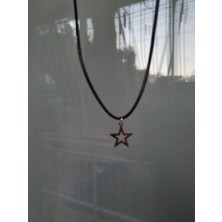 Crosswonder Kore Ipi Bağlamalı Choker Ip Yıldız Kolye Y2K