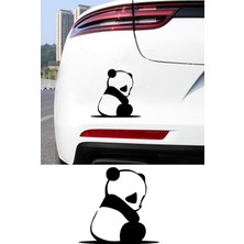 New Jargon Üzgün Panda Resmi Oto Araba Cam Sticker Çıkartma Bilgisayarlar,kamyonlar, Motosikletler Için