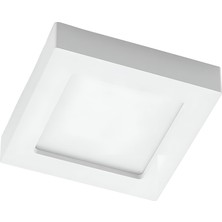 Maxled MX-1058N - 12W 4000K Ilık Beyaz | Beyaz Kasa Sıva Üstü Kare LED Panel