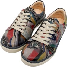 Kadın Vegan Deri Çok Renkli Sneakers - You Are Never Alone Tasarım