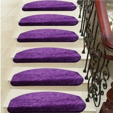 Stepmat Mor Kendinden Yapışkanlı Merdiven Basamak Paspası / Halısı