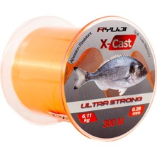 Ryuji Xcast 300 mt Orange 0.35MM  Surf Misina