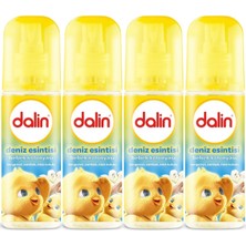 Dalin Bebek Kolonyası 150ML Deniz Esintisi (Bergomat-Zambak-Misk Kokulu) (4 Lü Set)