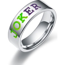 Chavin Çelik Silver Joker Erkek Yüzük EV37