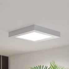 Maxled MX-1062B - 24W 6500K Soğuk Beyaz | Beyaz Kasa Sıva Üstü Kare LED Panel